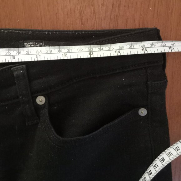 Banana Republic Black Flare Jeans size 30-32 - Picture 4 of 5